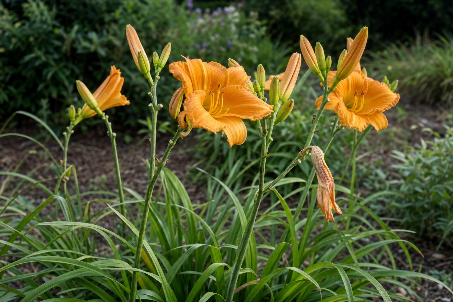 Daylily (Hemerocallis spp.) identification photo