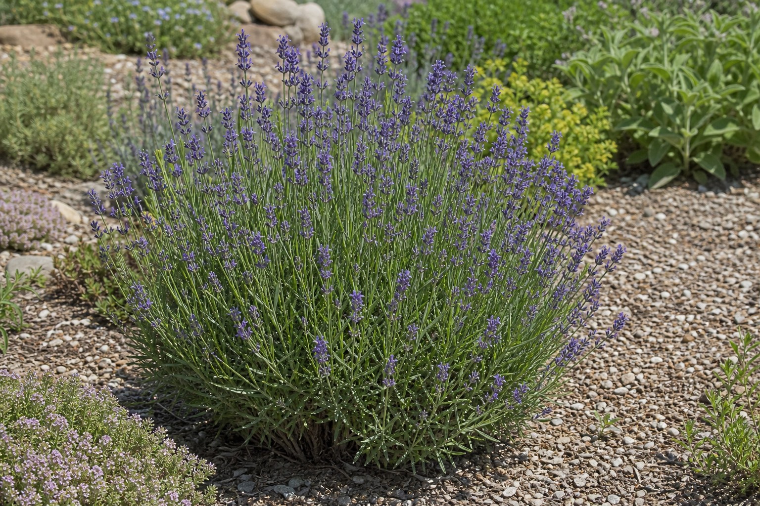 Lavender (Lavandula angustifolia) identification photo