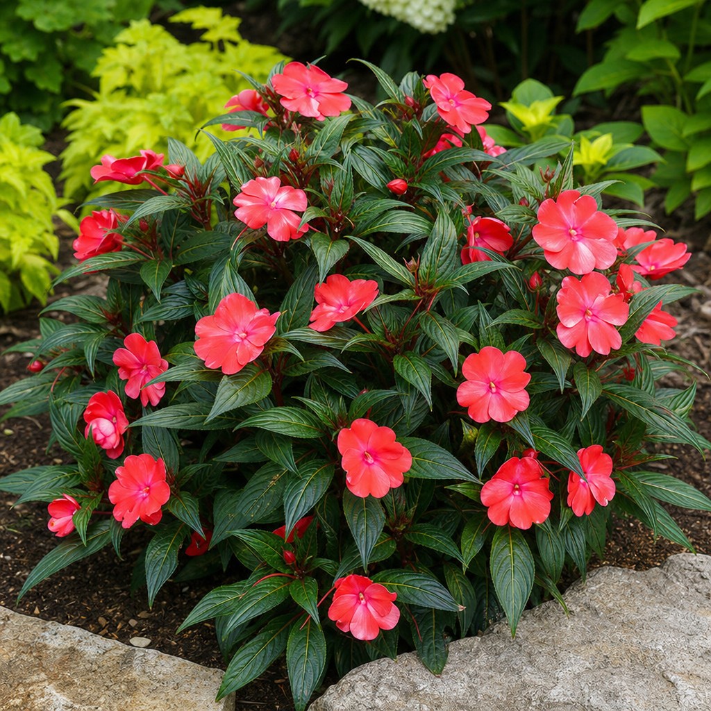 New Guinea Impatiens (Impatiens hawkeri) identification photo