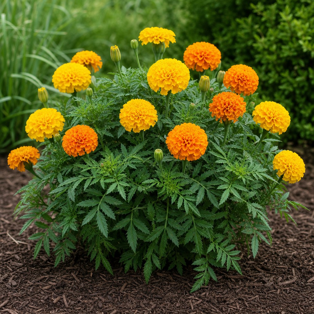 Marigold (Tagetes spp.) identification photo