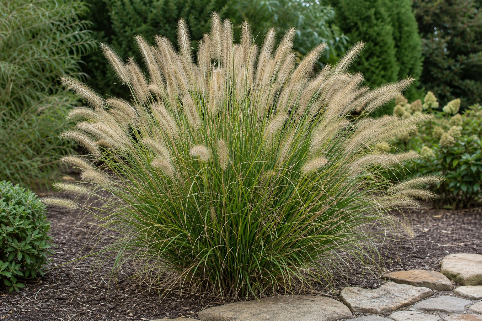 Fountain Grass (Pennisetum alopecuroides) identification photo