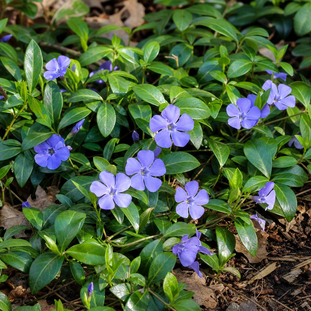 Periwinkle (Vinca minor) identification photo