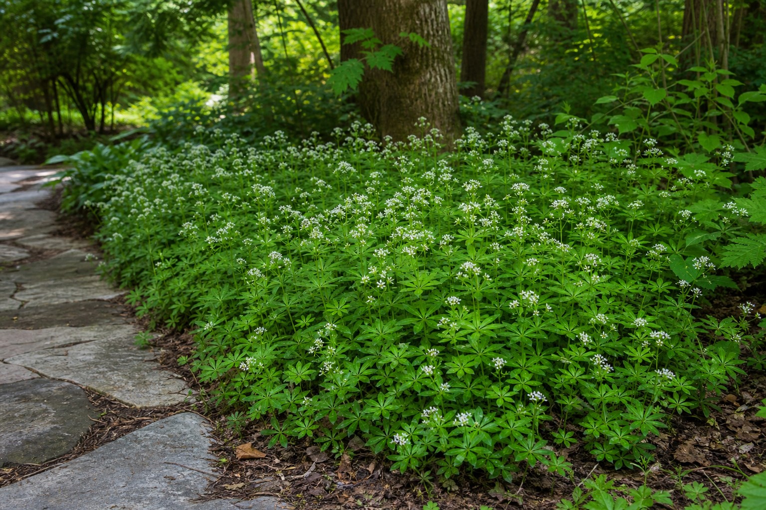 Sweet Woodruff (Galium odoratum) identification photo