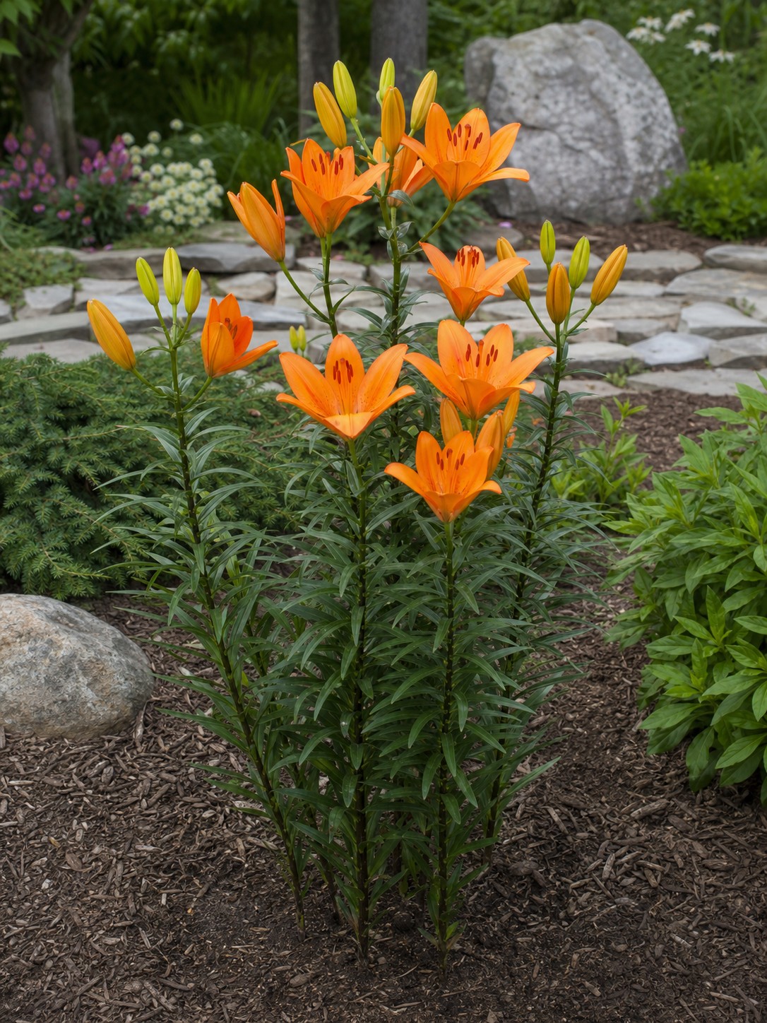 Asiatic Lily (Lilium asiaticum) identification photo