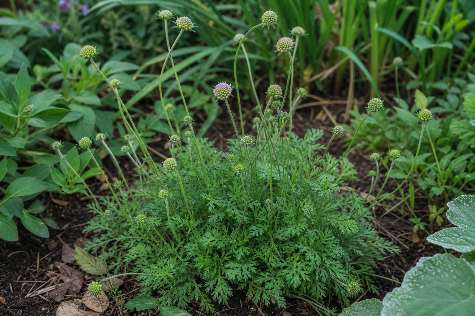 Pincushion Flower (Scabiosa columbaria) identification photo