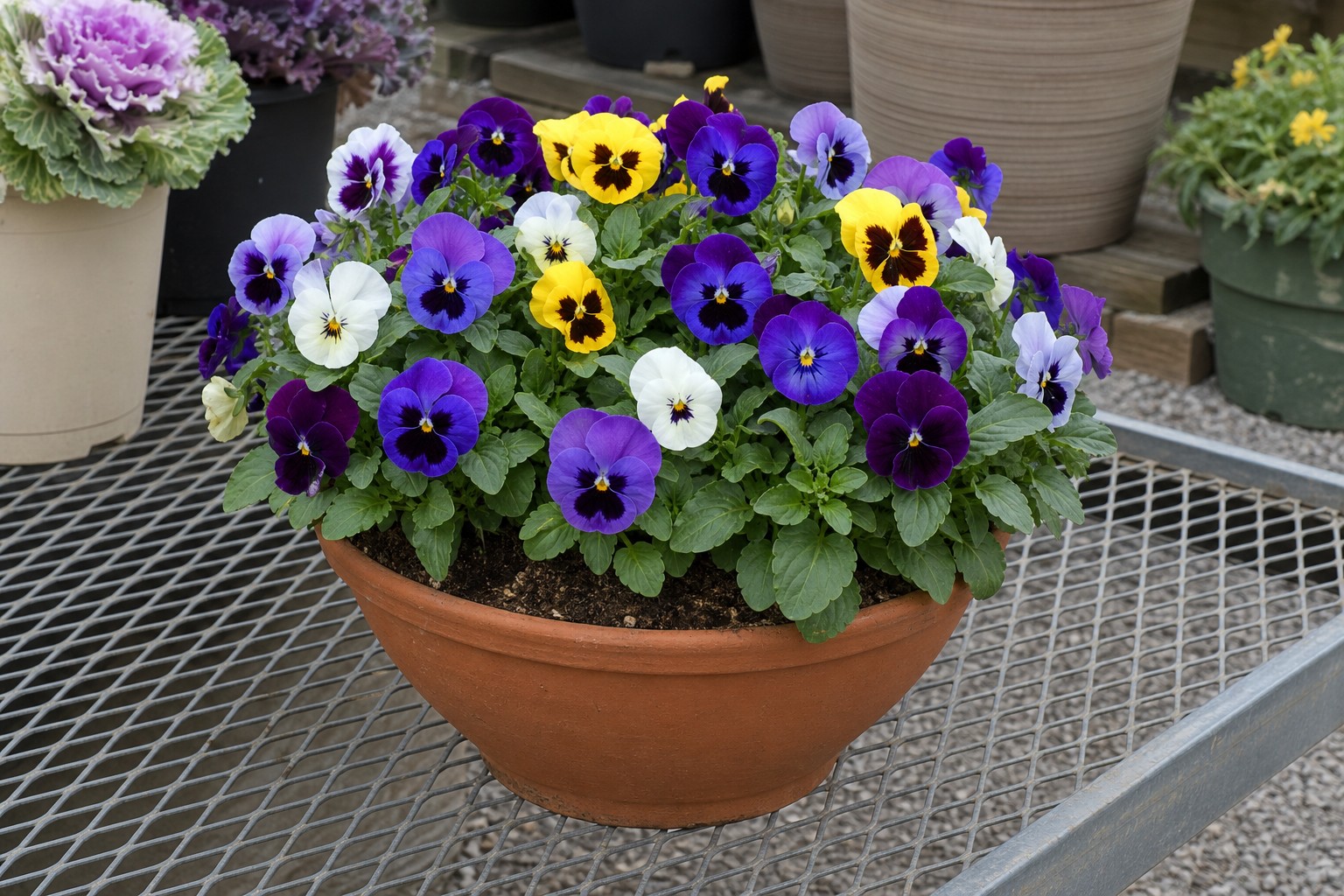 Pansy (Viola x wittrockiana) identification photo