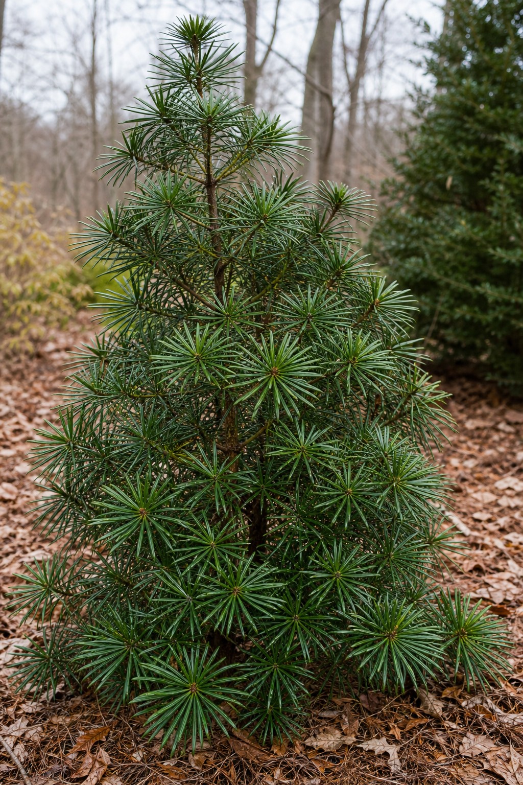 Japanese Umbrella Pine (Sciadopitys verticillata) identification photo