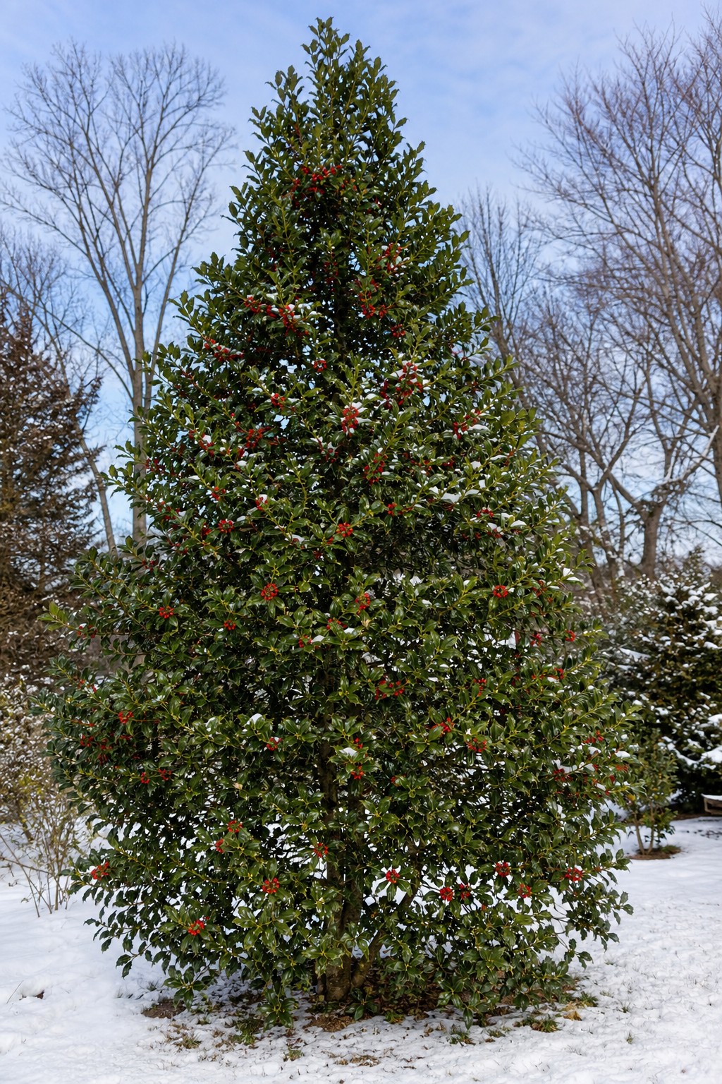 American Holly (Ilex opaca) identification photo